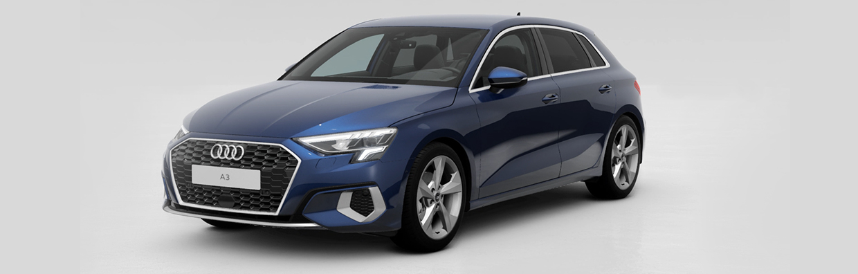 Audi A3 Blu 1240X396